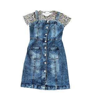 Macy’s Rare Editions Button Down Denim Jumper.